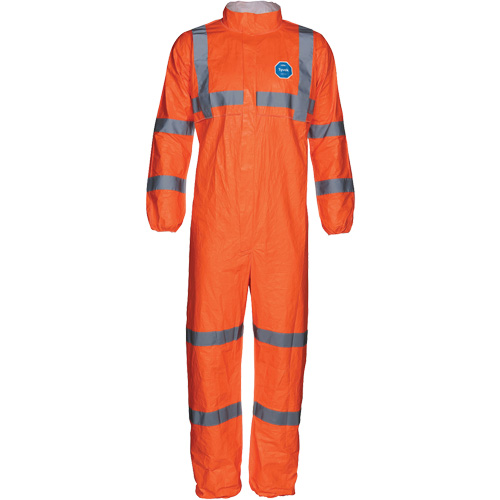 Combinaison haute visibilit&eacute; avec collet, Petit, Orange, Tyvek 500 Distribution Industrielle GC