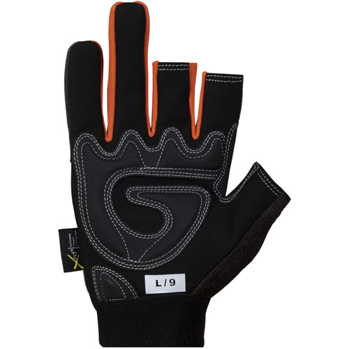 Clutch Gear&reg; Open-Finger Framers Gloves, Synthetic Palm, Size Small Distribution Industrielle GC