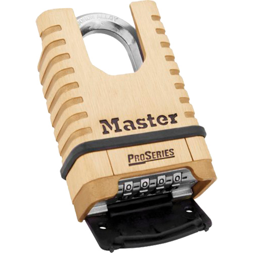 Cadenas &agrave; combinaison prot&eacute;g&eacute; ProSeries, Laiton, Laiton massif, Largeur de 2-1/4" Distribution Industrielle GC