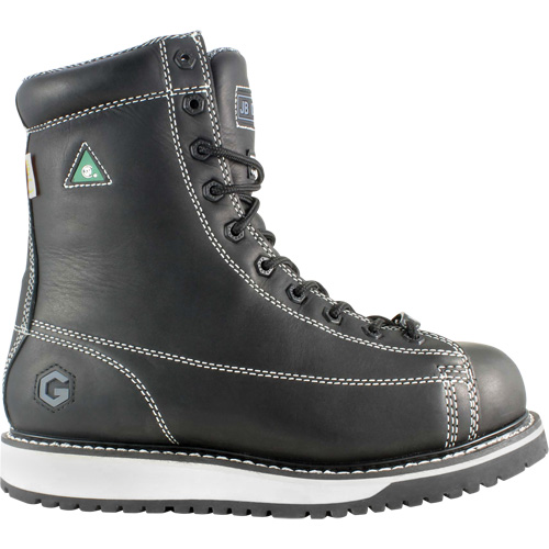 Rigger Work Boots, Leather, Steel Toe, Size 7, Impermeable Distribution Industrielle GC