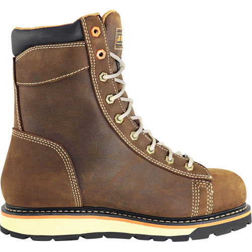 Rigger Work Boots, Leather, Steel Toe, Size 7, Impermeable Distribution Industrielle GC
