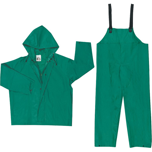 Ensemble imperm&eacute;able avec limite dinflammabilit&eacute; Dominator, Grand, Vert Distribution Industrielle GC