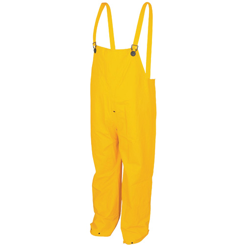 Classic Series Bib Rain Pants, Large, Polyester/PVC, Yellow Distribution Industrielle GC