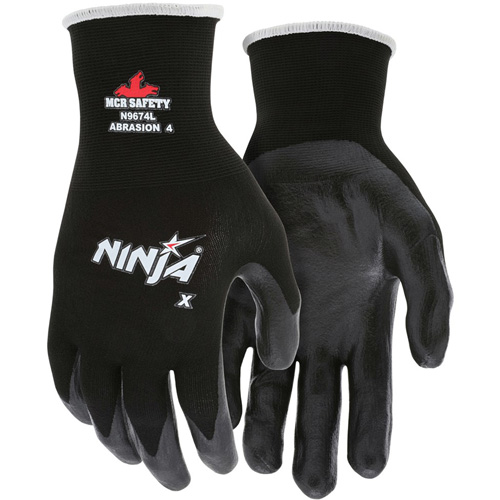 Gants enduits Ninja, Grand, R&ecirc;vetement Bipolym&egrave;re, Calibre 15, Enveloppe en Nylon/Lycra Distribution Industrielle GC