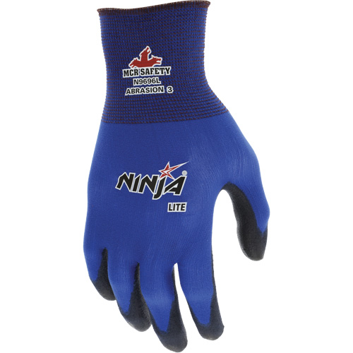 Gants enduits Lite Ninja, Grand, R&ecirc;vetement Polyur&eacute;thane, Calibre 18, Enveloppe en Nylon Distribution Industrielle GC