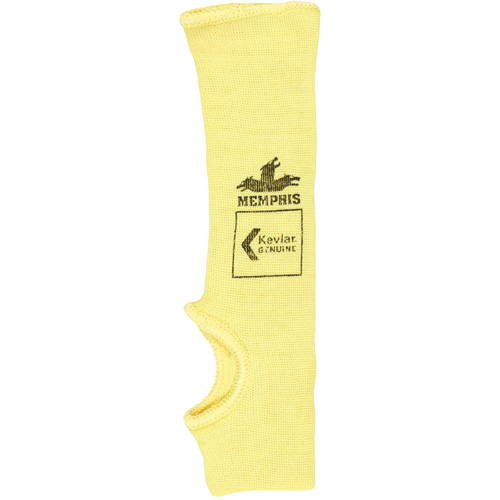 Manchon simple de s&eacute;curit&eacute; r&eacute;sistant &agrave; la coupure Cut Pro, Kevlar, 10", ASTM ANSI niveau A2, Jaune Distribution Industrielle GC