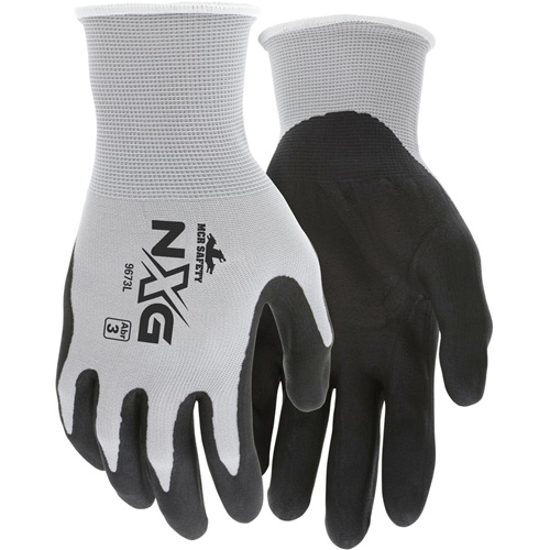 Gants enduits NXG, Grand, R&ecirc;vetement Mousse de nitrile, Calibre 13, Enveloppe en Nylon Distribution Industrielle GC