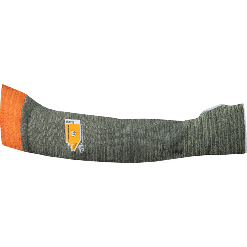 Manche r&eacute;sistante aux coupures en tricot composite Contender, Aramide, 22", ASTM ANSI niveau A4, Gris Distribution Industrielle GC