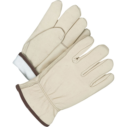 Gants pour conducteur/cordeur, 10, Paume en Cuir fleur de vache, Thinsulate Distribution Industrielle GC