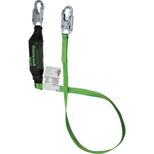 Miller&reg; HP Shock-Absorbing Lanyard, 6', Locking Snap Hook Center, Locking Snap Hook Leg Ends, Polyester Distribution Industrielle GC