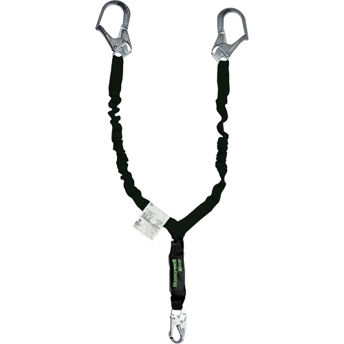 Longe avec amortisseur de choc r&eacute;sistante &agrave; l'arc &eacute;lectrique Miller, 6', Point d'ancrage &agrave; Mousqueton verrouillable, Mousqueton verrouillable aux jambes, Kevlar Distribution Industrielle GC