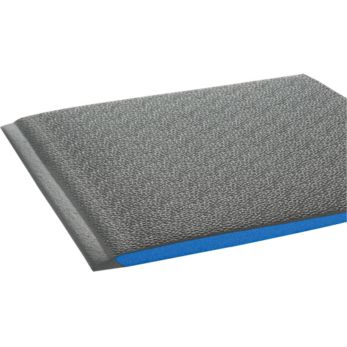 Wear-Bond Comfort-King Ergonomic Mats, Pebbled, 3' x 5' x 9/16", Grey, Vinyl Foam Distribution Industrielle GC