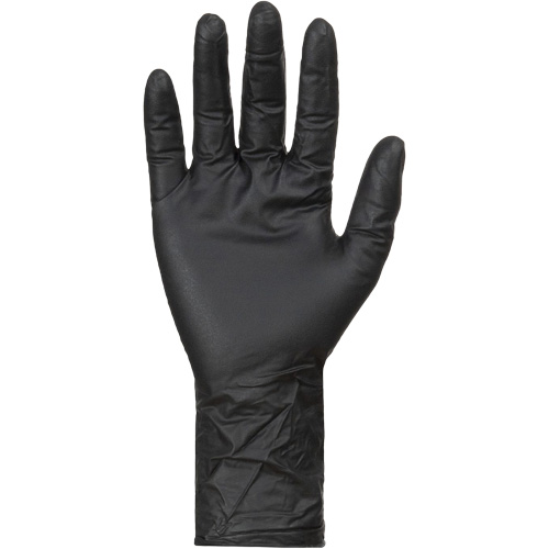 Gants jetables KeepKleen, Grand, Nitrile, 8 mils, Sans poudre, Noir Distribution Industrielle GC