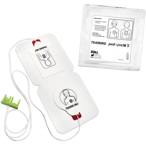 &eacute;lectrodes de formation Pedi Padz II, Zoll AED Plus Pour, Non m&eacute;dical Distribution Industrielle GC