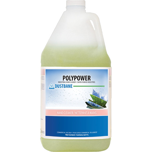 Nettoyant industriel pour les mains Polypower, Cr&egrave;me, 4 L, Cruche, Parfum&eacute; Distribution Industrielle GC