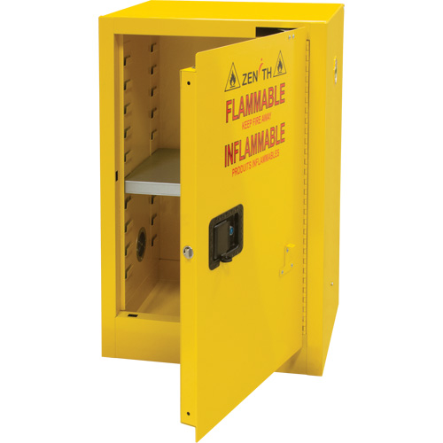 Armoire pour produits inflammables, 12 gal., 1 Porte(s), 23" La x 35" h x 18" p Distribution Industrielle GC