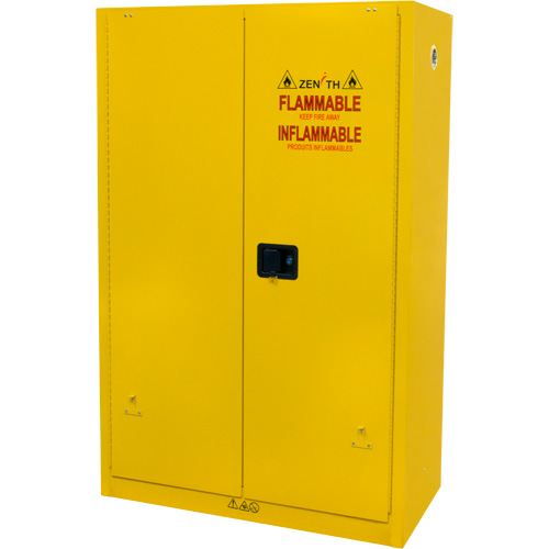Armoire pour produits inflammables, 45 gal., 2 Porte(s), 43" La x 65" h x 18" p Distribution Industrielle GC