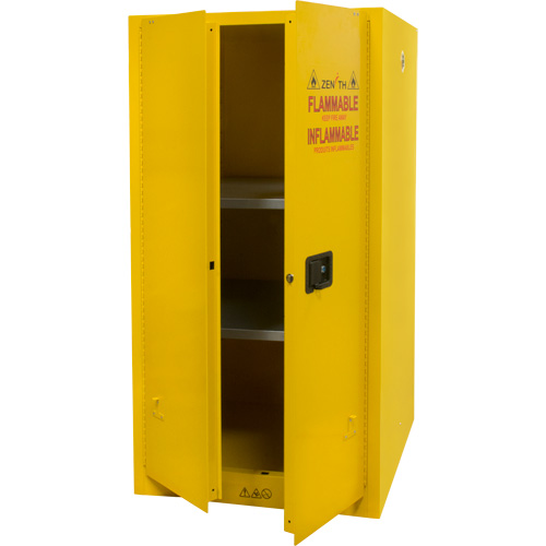 Armoire pour produits inflammables, 60 gal., 2 Porte(s), 34" La x 65" h x 34" p Distribution Industrielle GC