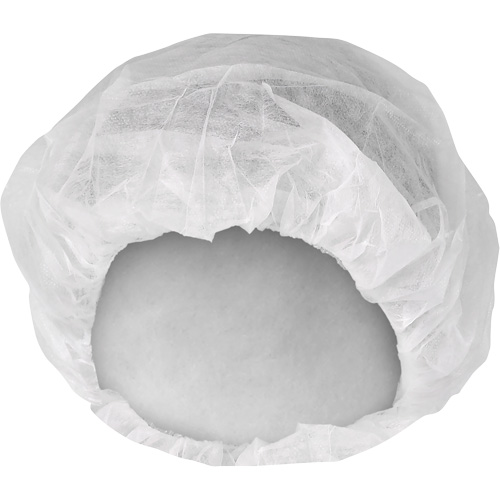 Bonnets bouffants &agrave; usage l&eacute;ger KleenGuard A10, SMMMS, 21", Blanc Distribution Industrielle GC