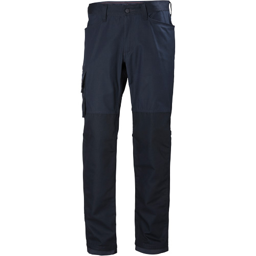Pantalons d'entretien Oxford, Poly-coton, Bleu marin, Taille 30, Entrejambe 30 Distribution Industrielle GC