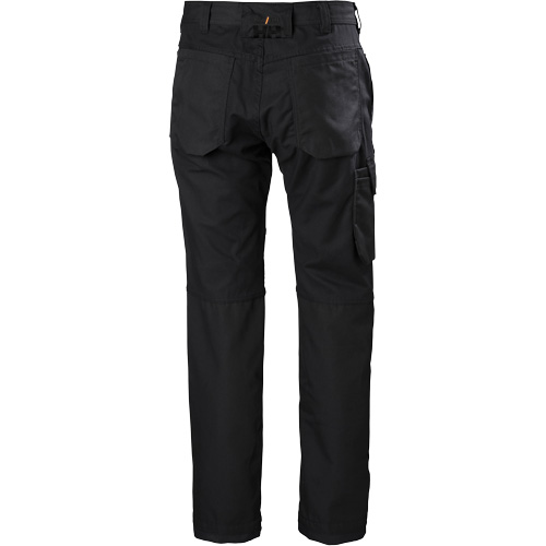 Pantalons d'entretien Oxford, Poly-coton, Noir, Taille 30, Entrejambe 32 Distribution Industrielle GC