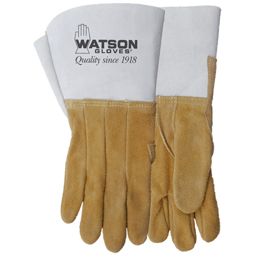 Gants de soudeur Buckweld, Cuir d'&eacute;lan refendu, Taille 8 Distribution Industrielle GC