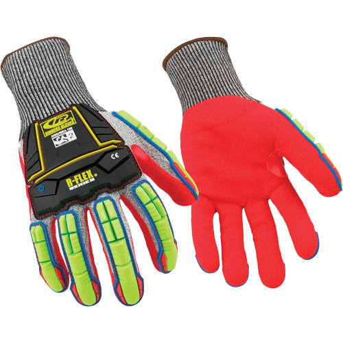 Gants r&eacute;sistants aux coupures 065, Taille T-petit/7, Calibre 13, Rev&ecirc;tement Nitrile, Enveloppe en PEHP, ANSI/ISEA 105 niveau 4 Distribution Industrielle GC