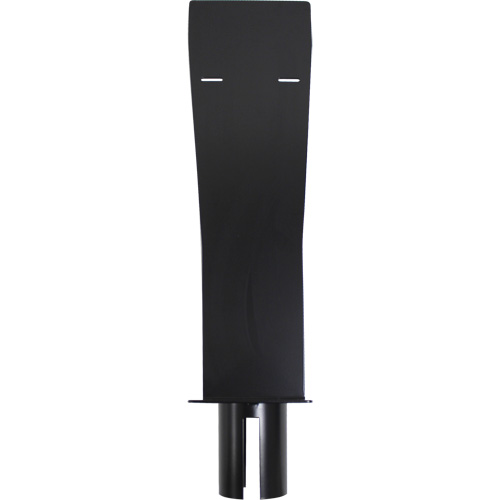 Porte-distributeur pour poteaux de barri&egrave;re pour le contr&ocirc;le des foules, Noir Distribution Industrielle GC