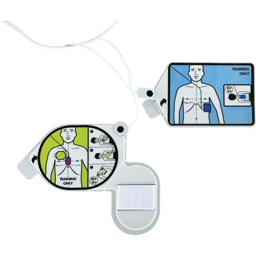 Tampons de gel de rechange pour &eacute;lectrodes de formation RCR Uni-Padz, Zoll AED 3 Pour, Non m&eacute;dical Distribution Industrielle GC