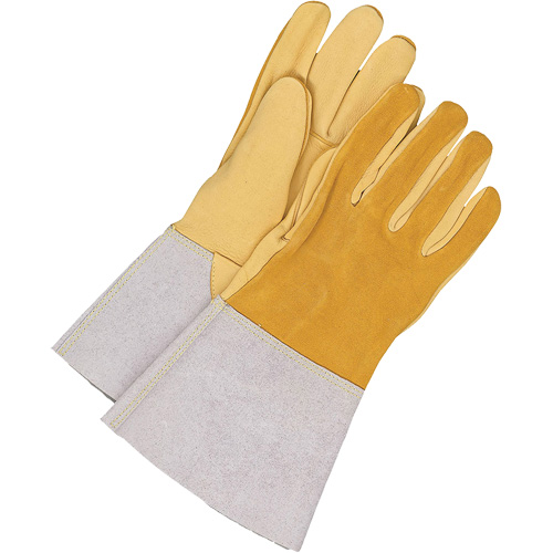 Gants pour soudeur, Cuir fleur de daim, Taille Petit Distribution Industrielle GC