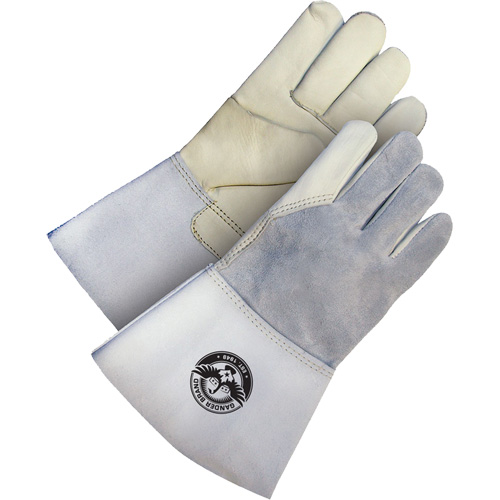 Gander Brand Utility Grain Leather Welder Gloves, Grain Cowhide, Size Small Distribution Industrielle GC