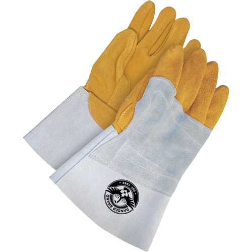 Gants de soudage &agrave; l'arc TIG Gander Brand, Cuir de daim refendu, Taille 10 Distribution Industrielle GC