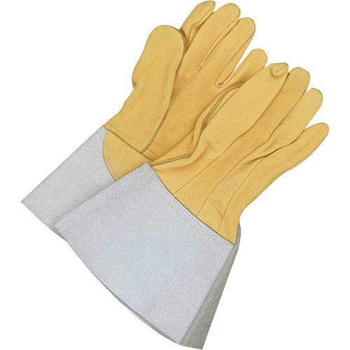 Gander Brand Reverse Grain TIG Welder Gloves, Grain Deerskin, Size 8 Distribution Industrielle GC