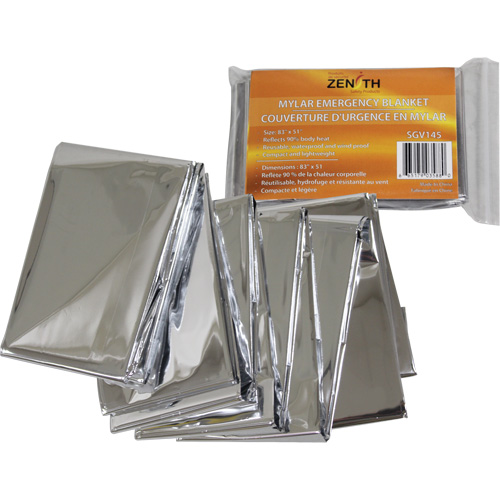 Couverture d'urgence, Polyester aluminis&eacute; Distribution Industrielle GC