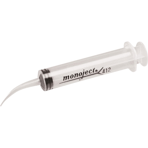 Seringues &agrave; irrigation Monoject 412 &agrave; pointe incurv&eacute;e, 12 cc Distribution Industrielle GC