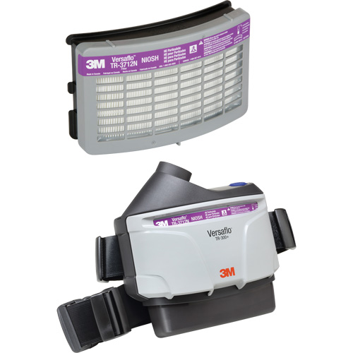 Ensemble complet d'APR &agrave; &eacute;puration d'air motoris&eacute; Versaflo TR-300, Pile Lithium-ion Distribution Industrielle GC