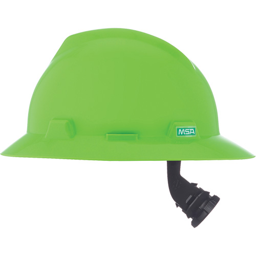 Casque de s&eacute;curit&eacute; &agrave; fente et bordure compl&egrave;te V-Gard, R&eacute;pond aux normes CSA type 1, Suspension Rochet, Non ventil&eacute; Distribution Industrielle GC