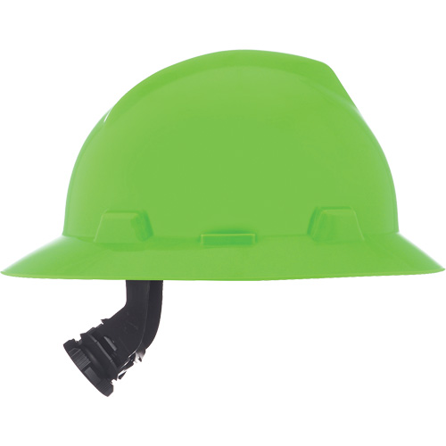 Casque de s&eacute;curit&eacute; &agrave; fente et bordure compl&egrave;te V-Gard, R&eacute;pond aux normes CSA type 1, Suspension Rochet, Non ventil&eacute; Distribution Industrielle GC