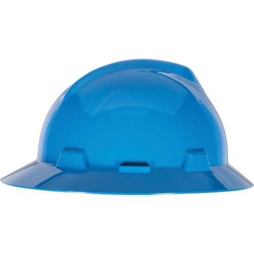 Casque de s&eacute;curit&eacute; &agrave; fente et bordure compl&egrave;te V-Gard, R&eacute;pond aux normes CSA type 1, Suspension Glissement rapide, Non ventil&eacute; Distribution Industrielle GC