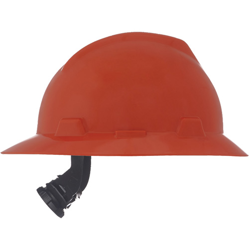 Casque de s&eacute;curit&eacute; &agrave; fente et bordure compl&egrave;te V-Gard, R&eacute;pond aux normes CSA type 1, Suspension Rochet, Non ventil&eacute; Distribution Industrielle GC