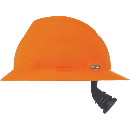 Casque de s&eacute;curit&eacute; &agrave; fente et bordure compl&egrave;te V-Gard, R&eacute;pond aux normes CSA type 1, Suspension Rochet, Non ventil&eacute; Distribution Industrielle GC