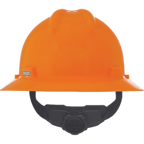 Casque de s&eacute;curit&eacute; &agrave; fente et bordure compl&egrave;te V-Gard, R&eacute;pond aux normes CSA type 1, Suspension Rochet, Non ventil&eacute; Distribution Industrielle GC