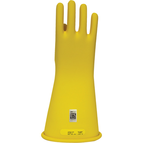 Arcguard Rubber Voltage Gloves, Size 8, 10" L Distribution Industrielle GC