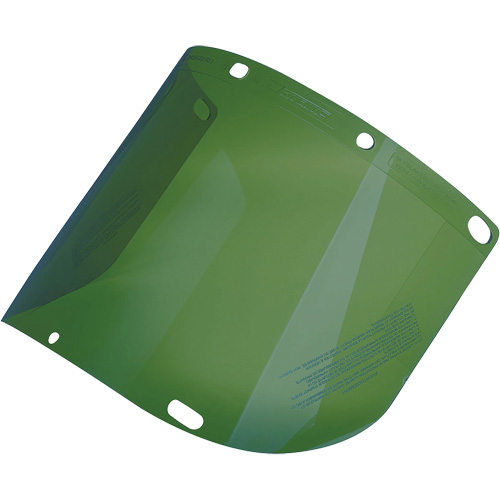 Dynamic Formed Faceshield, Polycarbonate, Green Tint Distribution Industrielle GC