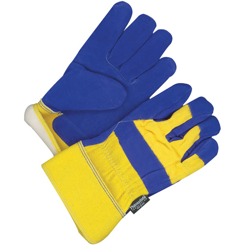Gants d'ajusteur traditionnels, Taille unique, Paume en Cuir refendu, Doublure en Thinsulate Distribution Industrielle GC
