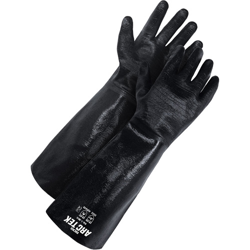 Gant enduit Arc Tek, Taille 10, 9" lo, N&eacute;opr&egrave;ne, Doublure en Jersey Distribution Industrielle GC