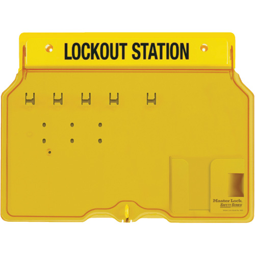 Trilingual Covered Lock Station, None Padlocks, 4 Padlock Capacity, Padlocks Not Included Distribution Industrielle GC