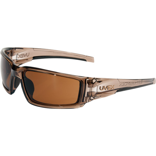 Lunettes de s&eacute;curit&eacute; Uvex HydroShield Hypershock, Lentille Espresso, Antibu&eacute;e/Anti-&eacute;gratignures, ANSI Z87+/R&eacute;pond ou surpasse la norme CSA Z94.3 Distribution Industrielle GC