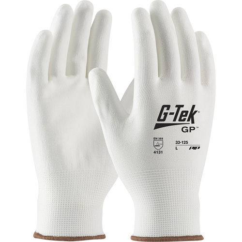 Gants enduits G-Tek GP, Petit, R&ecirc;vetement Polyur&eacute;thane, Calibre 13, Enveloppe en Nylon Distribution Industrielle GC