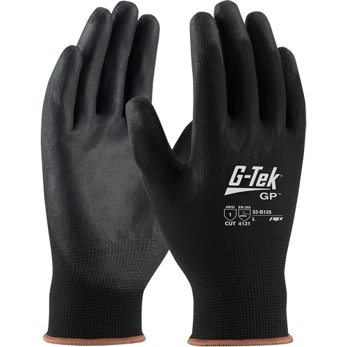 Gants enduits G-Tek GP, Petit, R&ecirc;vetement Polyur&eacute;thane, Calibre 13, Enveloppe en Nylon Distribution Industrielle GC